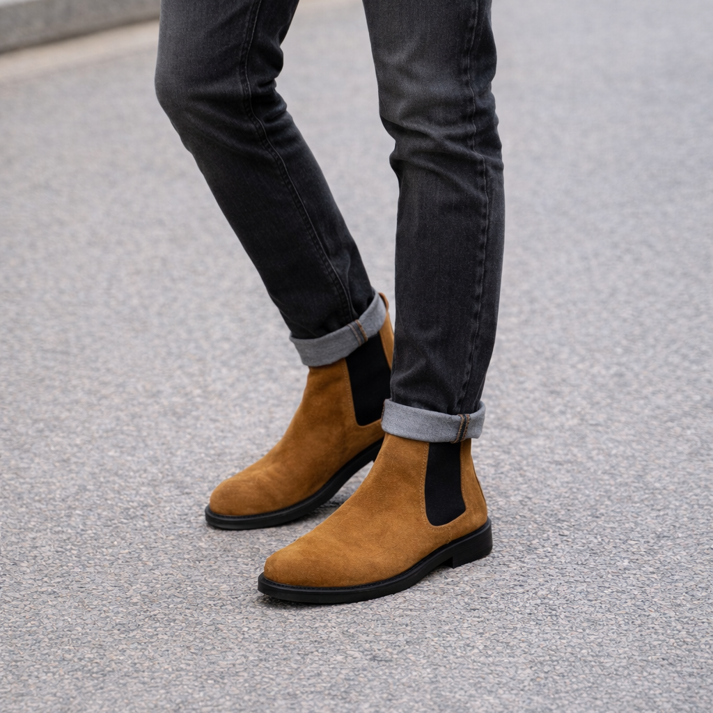 Suede Ankle Boot For Men Havan